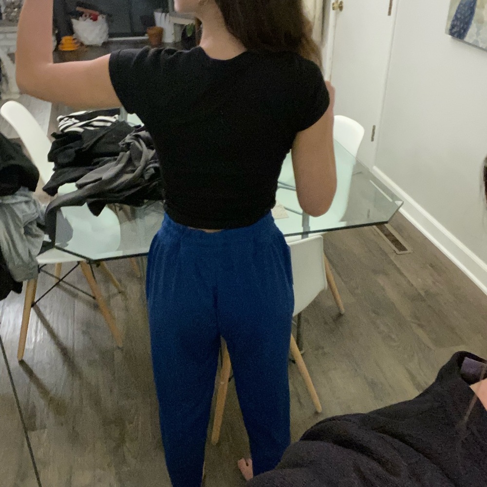 Blue joggers